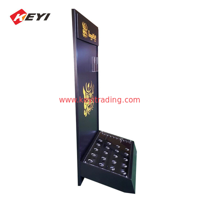 Luxury Metal Golf Putter Storage Rack Golf Club Display Rack For Retail Store