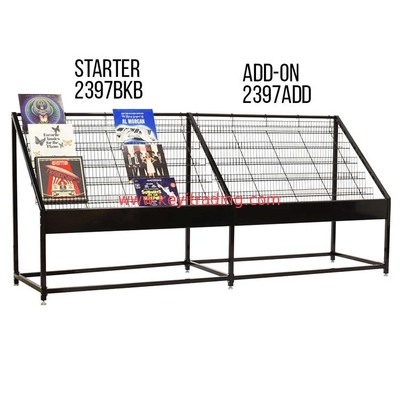 High Capacity Metal Wire Vinyl Record Rack For Record Stores And Used Music And Media Stores!
