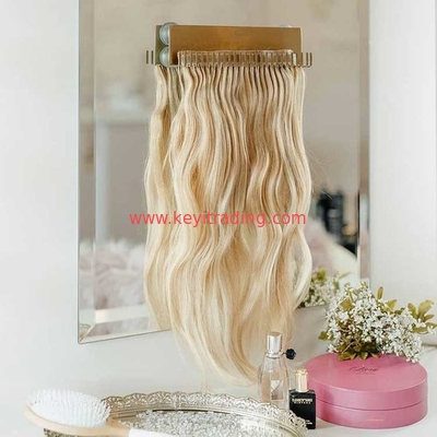 Customized Acrylic Hair Extension Rack Beauty Hair Salon White /Black Wall-Mounted Wig Display Stand Hair Extensions Holder