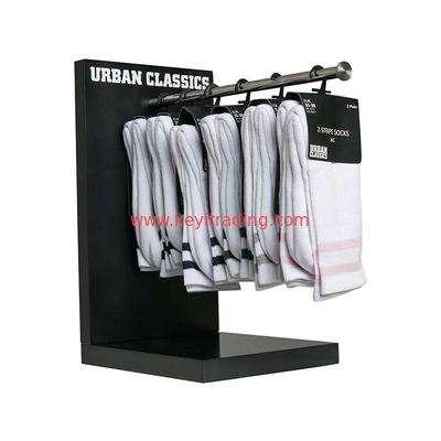 Wholesale Custom Counter top Wooden Hosiery Rack Socks Display Stand