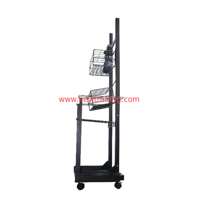 OEM Custom Movable Metal Wire Shelves Floor Umbrella Storage Rack