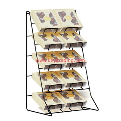 Countertop 5 Tier Metal Wire Snake Rack Chocolate Display Stand