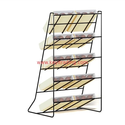 Countertop 5 Tier Metal Wire Snake Rack Chocolate Display Stand