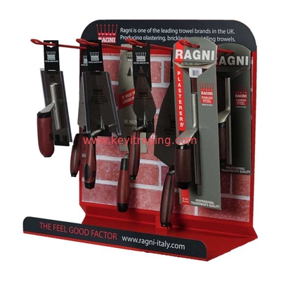 China Factory Hardware Store Countertop Metal Tool Display With Hooks