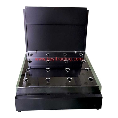 durable powder coated Metal Floor Stand retail Golf club Display rack - 16 Holes