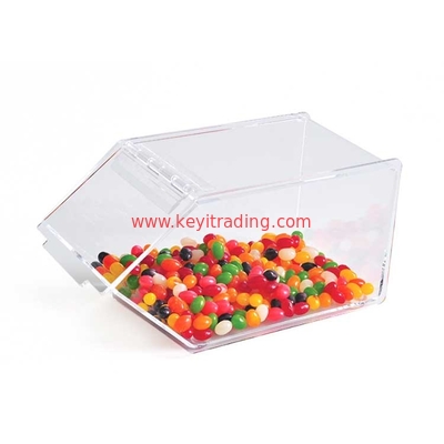 Wholesale Custom Sweet Storage Bin Clear Acrylic Candy Box With Lid