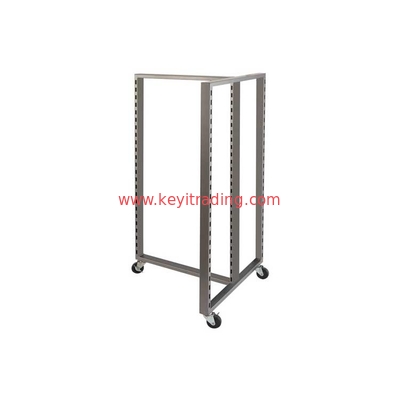 Freestanding Adjustable Shelves Metal Clothing Store T-Shirt Display Rack
