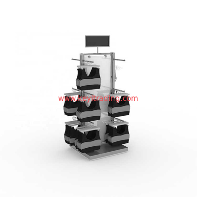 Customized Lingerie Store Display Furniture Underwear Display Rack For Bra
