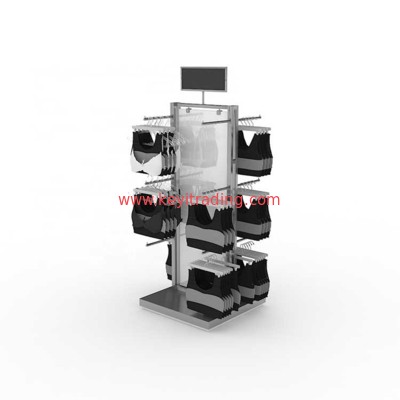 Customized Lingerie Store Display Furniture Underwear Display Rack For Bra