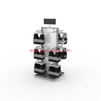 Customized Lingerie Store Display Furniture Underwear Display Rack For Bra