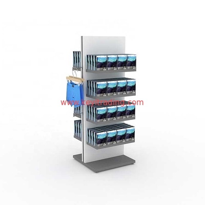 Underwear Shop Double Sided 8 Shelves Retail Men Lingerie Display Stand