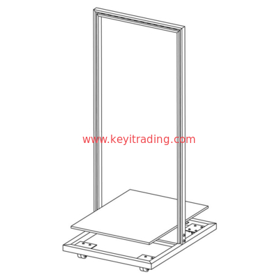 Multiduty Double Sided Adjustable Shelves Hanging Handbag And Clothing Display Rack