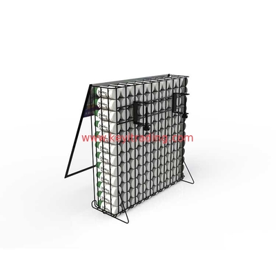 Custom Design Wall Mounted Black Metal Wire Display Rack For Aeroaol Can