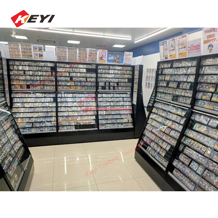 Newest Large Capacity Double Sided Display Stand TCG Cards Display Case Sport Cards Collectible Trading Card Stand