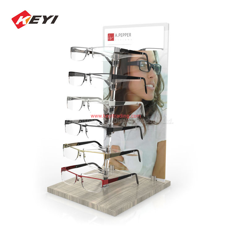 Clear Acrylic Sunglasses Counter Display