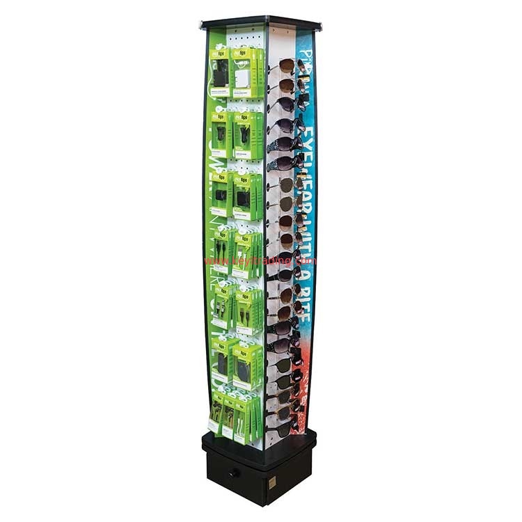 China Factory Custom Rotating Glasses Stand Sunglass Display Rack
