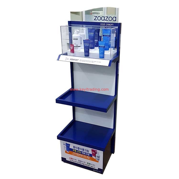 New Arrival High Quality Metal Cosmetic Stand Makeup Display Rack