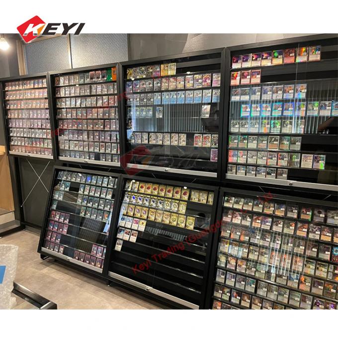 Multiple Trading Card Display Rack Newest Large Capacity Double Sided Display Stand TCG Cards Display Case ...