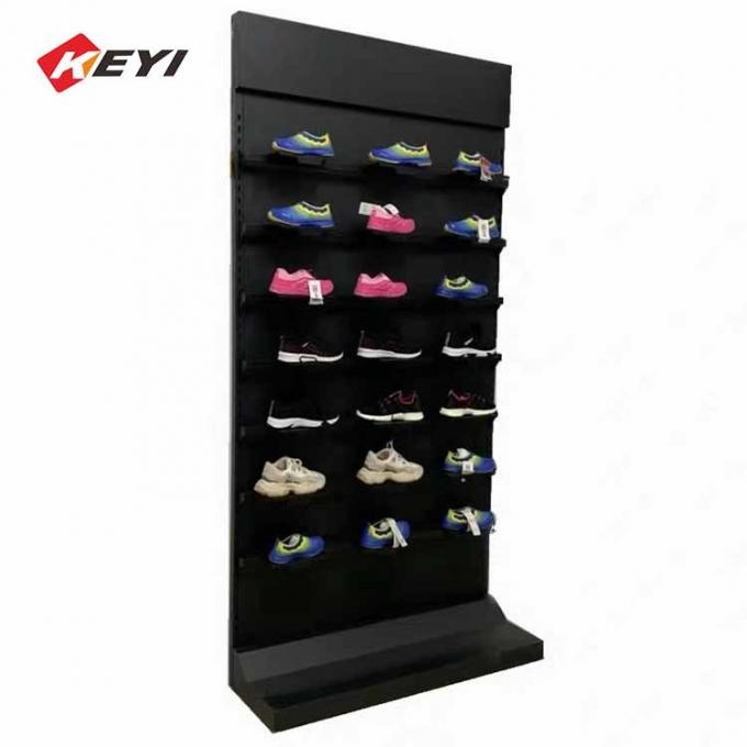 Custom Retail Shop Floor Footwear Stand Sneaker Shelf Sports Shoe
