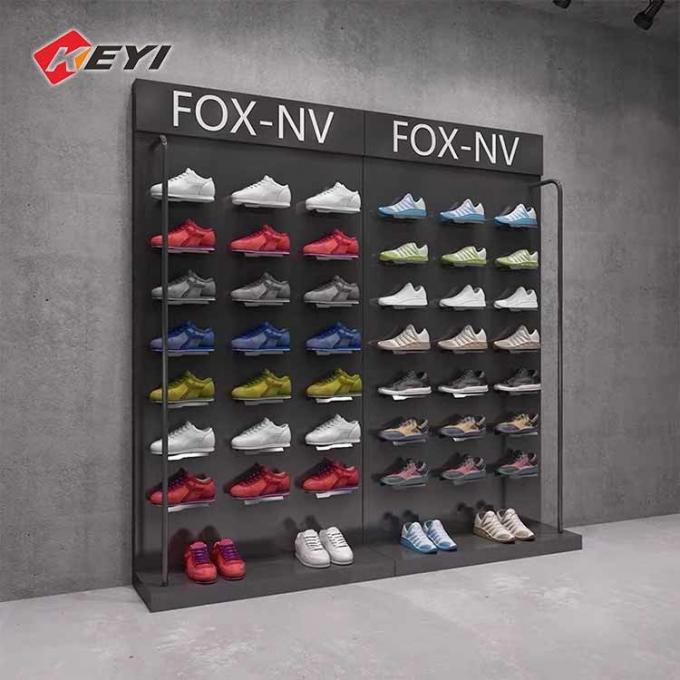 Custom Retail Shop Floor Footwear Stand Sneaker Shelf Sports Shoe