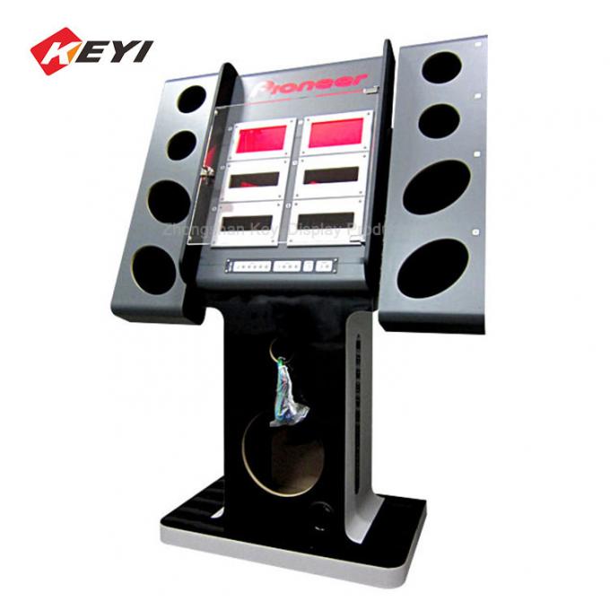 Showroom Freestanding Wooden Car Audio Display Stand for Demo